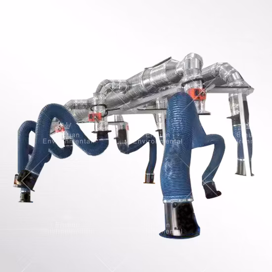 Brazo de soporte del ventilador Brazo flexible de extracción de humos Brazo colector de humo y polvo