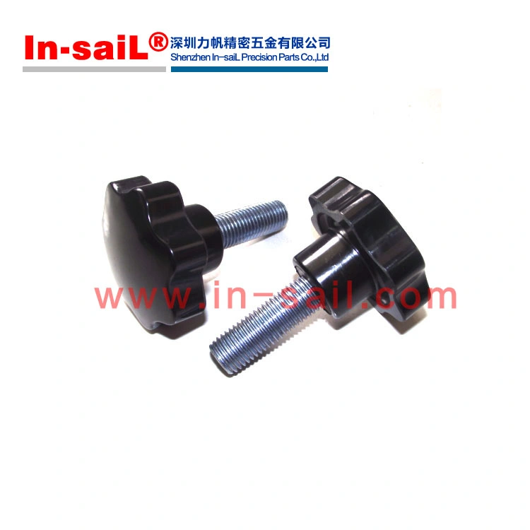 Male Thread 32mm Plastic Star Head Clamping Knob