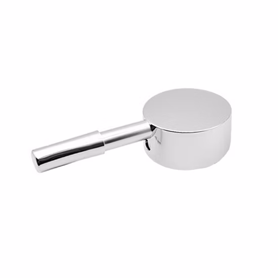 Manija del grifo del baño de Zamak Chrome de la aleación del cinc de la instalación del cuarto de baño