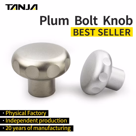 Perillas de abrazadera moleteadas