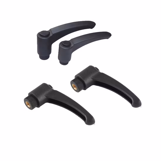 Palanca de manijas de sujeción ajustables de plástico