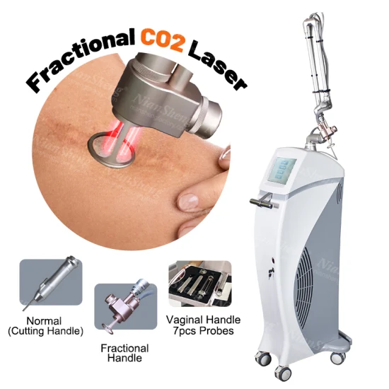 Máquina fraccionaria médica profesional del laser del CO2 del tubo del metal del laser 60W RF del CO2