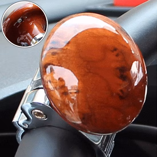 Perilla del volante Spinner manija eléctrica ayuda perilla giratoria abrazadera auxiliar Control de la manija Bl13220
